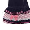 European & American Pleated Pink Denim Skirt for Women - Petite, Lightly Mature, Summer Style