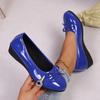 Fashion Women Flats Round Toe Shallow Mouth Loafers 2025 New Versatile Sneakers Women Fragrant Bow Knot Flat Heel Single Shoes for Women