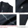MYMRIN Summer Business Blazer Size Men's Cooling, Breathable, Ultra-Thin Jacket, Wrinkle-Resistant, Cool, Casual, (Navy, 2XL)
