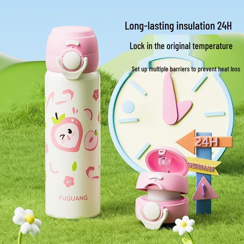 Fuguang 316 Stainless Steel Portable Double-Drink Thermos