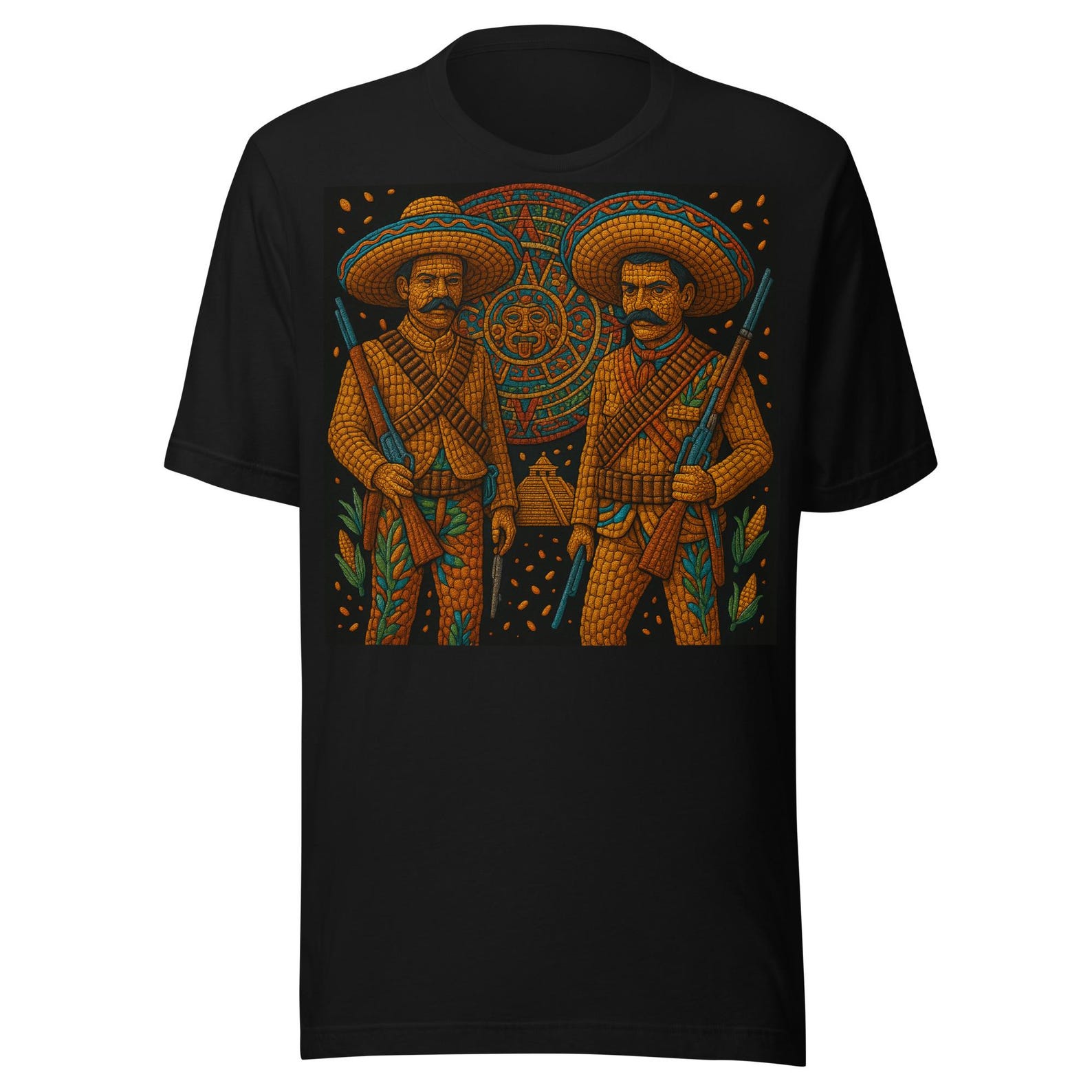 General Villa General Zapata Corn Maiz Unisex t-shirt 3XL