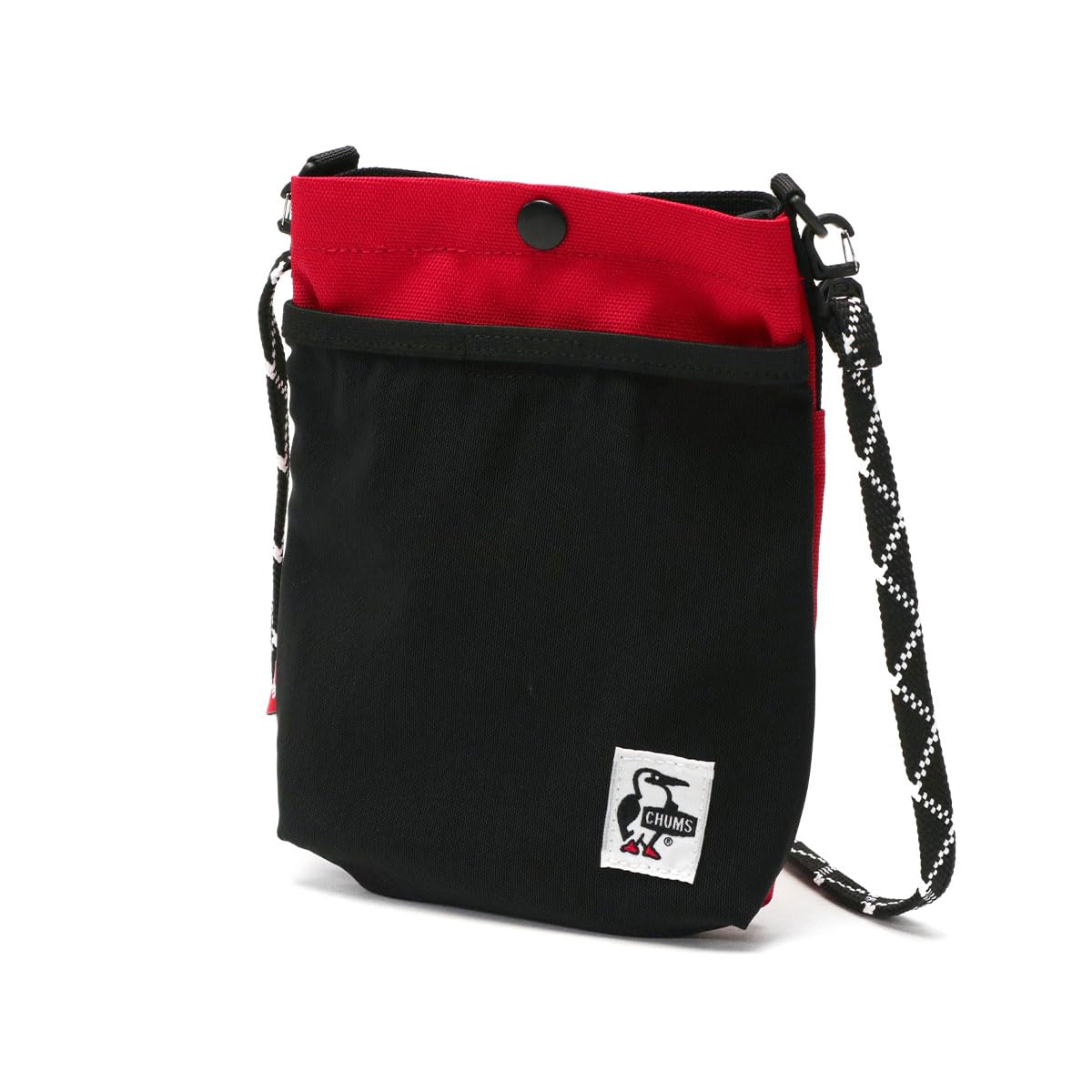 

Bag Recycle Mesh Pocket Shoulder Red [Chums] Men s