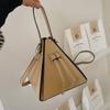 Niche designer bag women 2025 new candy color triangle bag messenger bag personalized hand bag