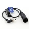 Eonvic XLR Stecker auf verriegelbares DC geregeltes 12V Stromkabel für Atomos Ninja V Monitor Verriegelung 4-Pin 2.1mm (12V dc-4XLR)