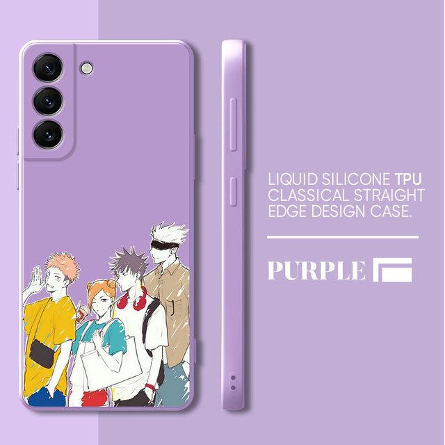 Custodia Jujutsu Kaisen Yuji Itadori Per Samsung Galaxy S10 S21 5g S10e S23 Ultra S20 Fe S8 S9 Plus S22 Quadrata Liquida Morbida