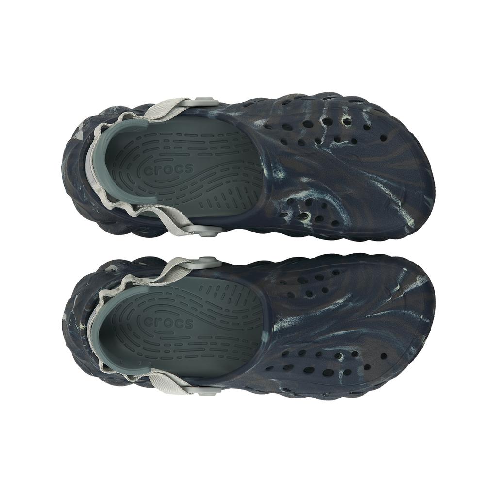 Crocs Zoccoli Leggeri Traspiranti con Motivo Marmo Calzature Unisex Blu Profondo 208454-0LE