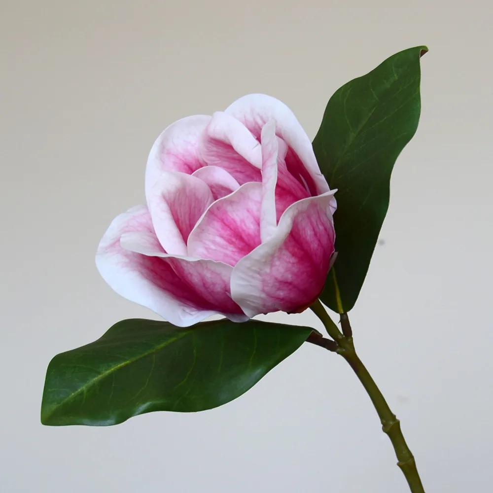 4Pc/lot Large Magnolia Latex Artifical Flowers Wedding Decor Bouquet Orchids Fake Flowers Home Decoration Ornaments Party Floral