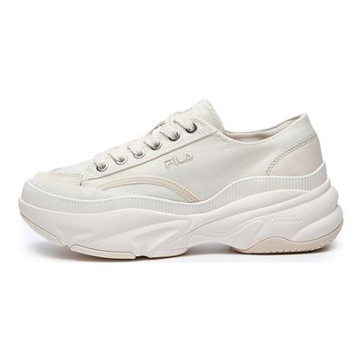 Bread Modern Retro Low-Top Canvas Shoes Women Sneaker Cream F12W221318FGD