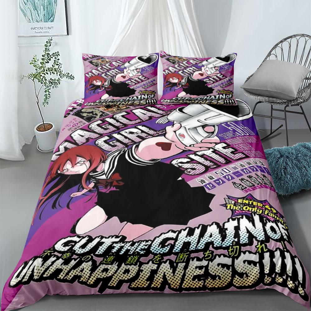 Magical Girl Darkness Duvet Cover Set without sheet King Queen Double Full Twin Single Size Bed Linen Set