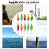 10Pcs Trout Fishing Spoon Lure Set Single Hook Trout Lures Sequin Baits Fishing Jig Spoon Lures Hard Metal Baits