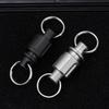 Titanium Alloy Quick Release Open Keychain Universal Rotary Buckle Convenient