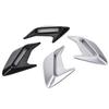 2PCS DIY Shark fins Car Body Side Air Flow Vent Grille Decorative Stickers Kits