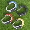 Multifunktionaler Hybrid-Getriebeclip-Karabiner, 360 Grad drehbarer Haken, starke Schnalle, Camping, Wandern, Reiserucksack, Outdoor-Gadget