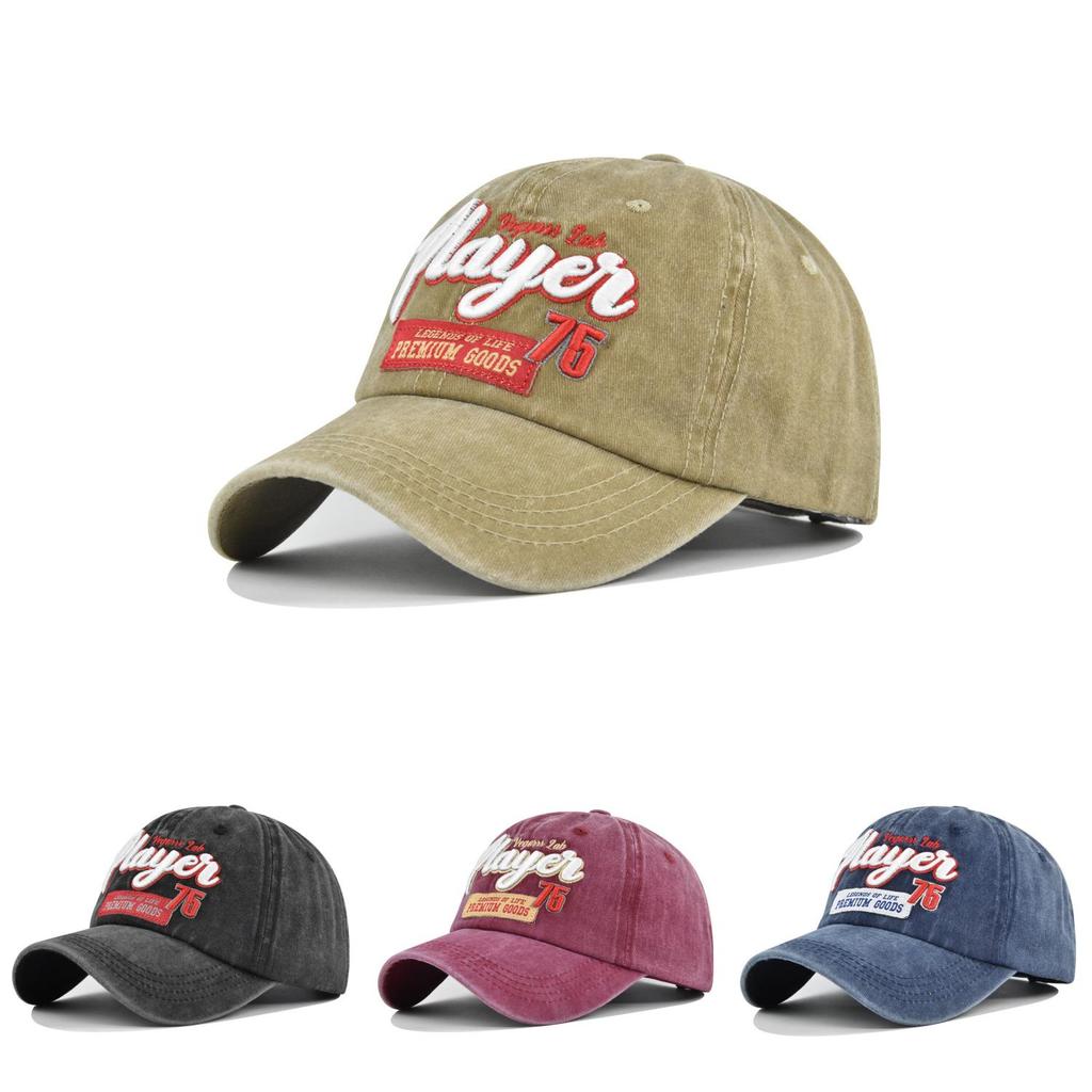 Cap Duck Stereoscopic Alphabet Player Embroidered Baseball Cap Vintage Visor Cap