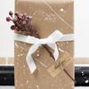120PCS/Roll Rectangle Envelope Sealing Stationery Handmade Labels Kraft Paper Decals Thank You For Your Order Stickers Business