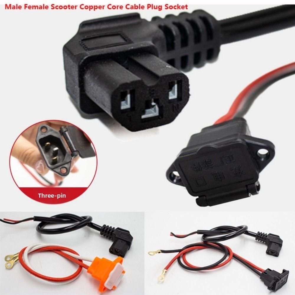 Accessori Cavo Angolare Testa Porta di Ricarica Veicolo Triciclo Elettrico Multistili