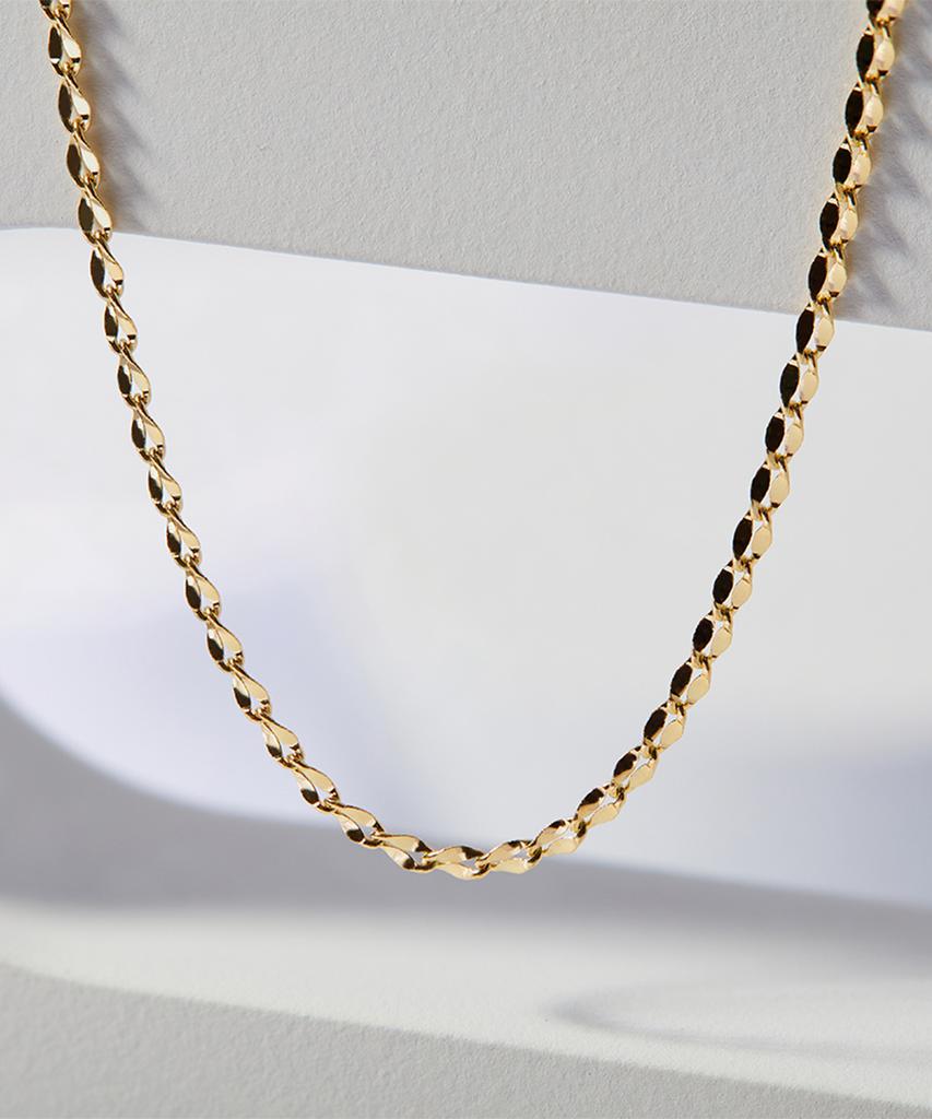Helene Jewelry 14K 18K Botice Chain Gold Necklace (Type A)