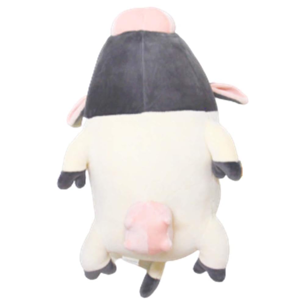Ribuhato Bolster Cushion Marshmallow Animal Cow Molly 27cm Soft Plush Pillow