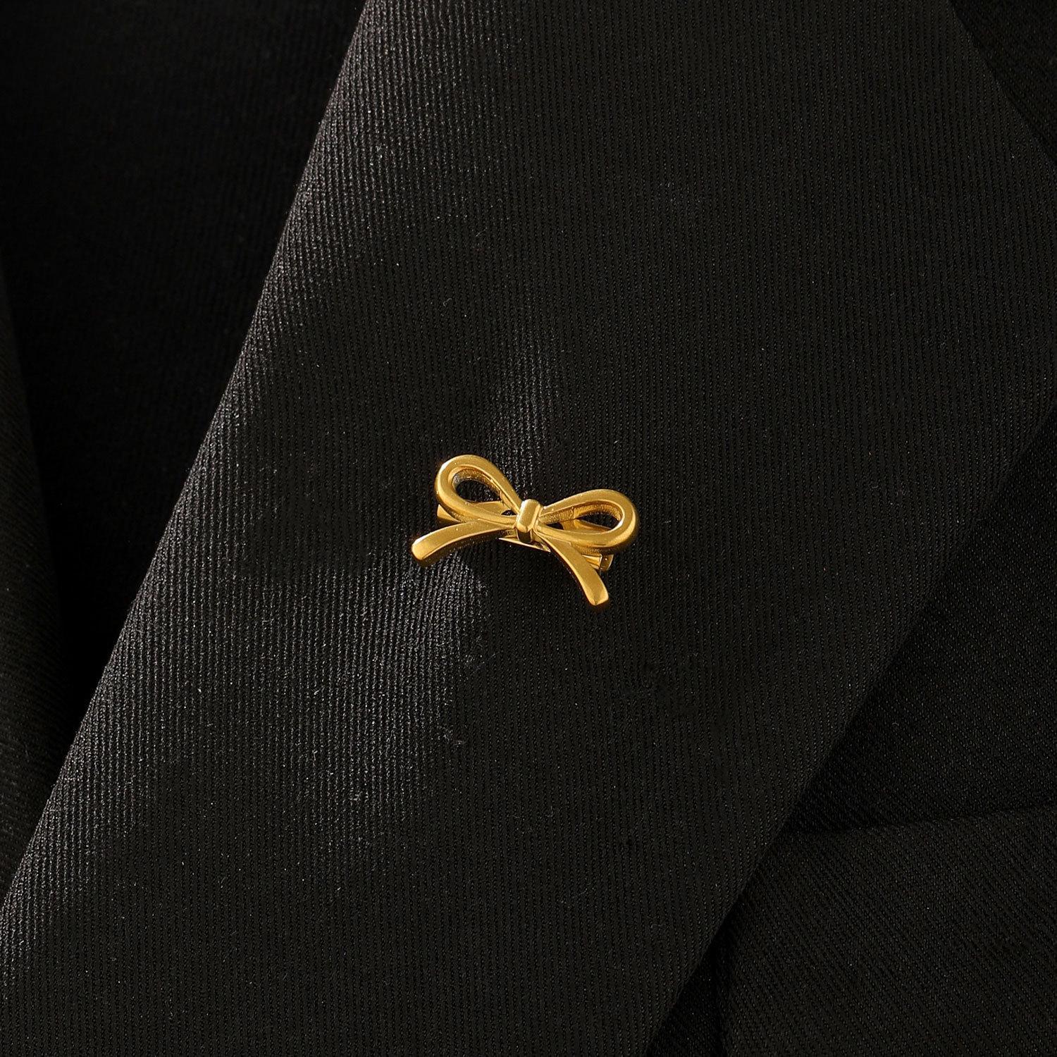 European & American Stainless Steel Luxury Brooch - Non-fading, Niche Design, Anti-exposure, Elegant Lapel Pin.