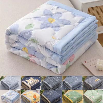Spring Summer Cotton Blanket Thin Comforter Quilts Adult Children's King Quilt Patchwork Bedspread Luxury Bed Blanket 200x230cm Home Decor