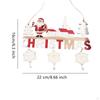Wooden Christmas Hanging Ornament with Bells, Sign, Door Sign for Porch, Housewarming,