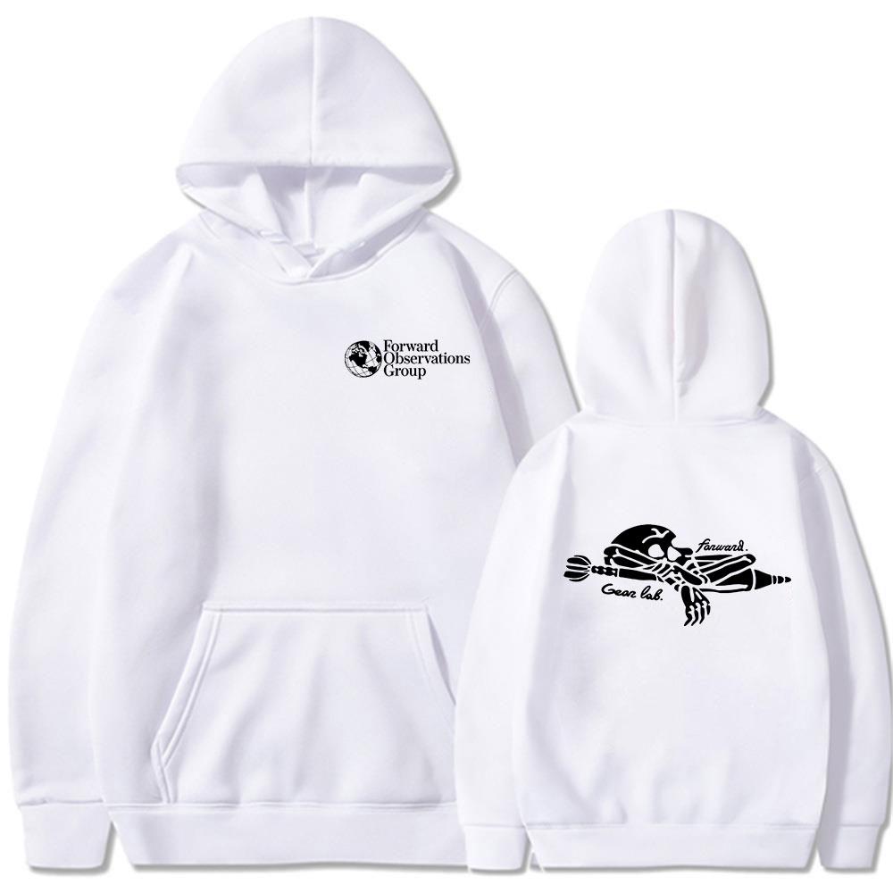 Forward Observations Group Skeleton Hoodies Men Women Clothing Oversized Hooded Sweatshirts Fashion Gothic Long Sleeve Pullovers