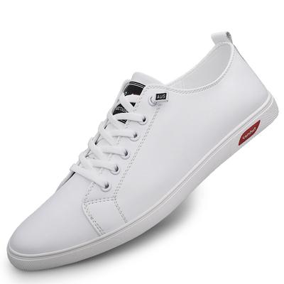 Fashion Classic Mens Stylish Lightweight Sneakers Outdoor Comfy Lace-Up Flat Shoes Men Casual Leather Walking All-Match Basic Shoes