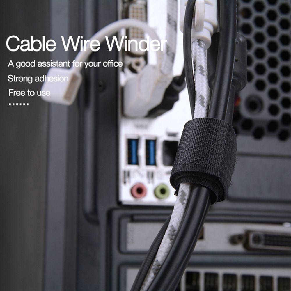 Cord Band Wiring Accessories Wire Organizer Cable Winder Nylon Strap Cable Ties Rope Holder