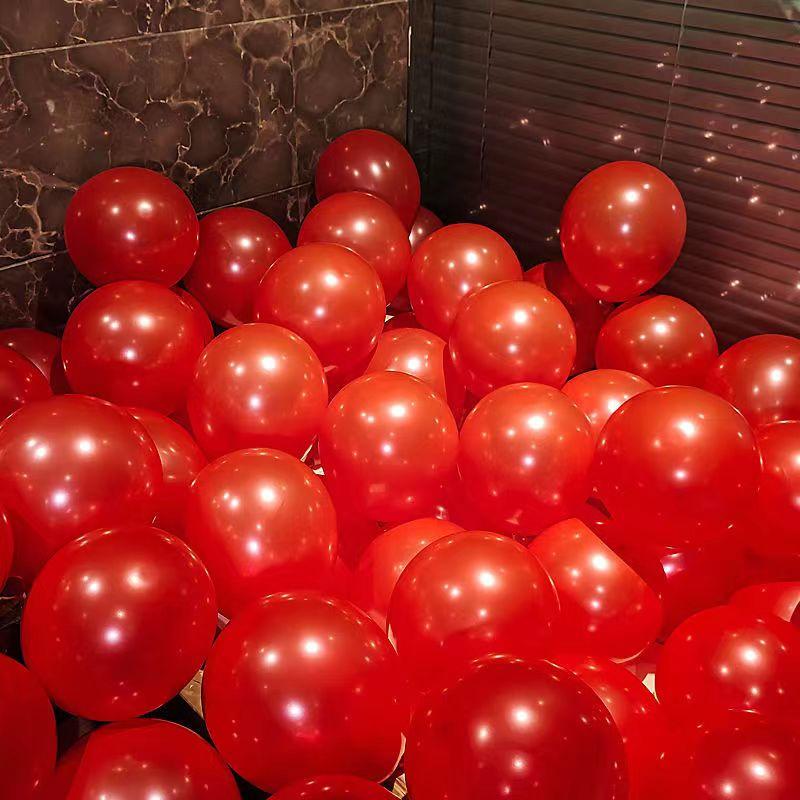 Zahušťuje 10050kslot Narozeninové Balónky Perlový Latex Cukrová Barva Kulaté Balónky Svatba Párty Dekorace Balónky Dětské Hračky