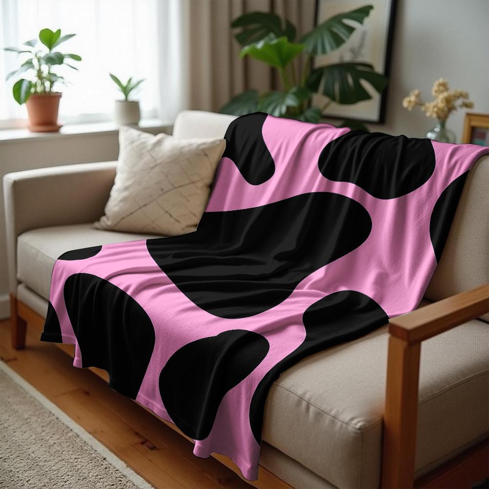 Pink Animal Lollipop Soft Flannel Blanket Breathable Warm Throw for Office Car Sofa Kids Room Birthday Xmas Gift