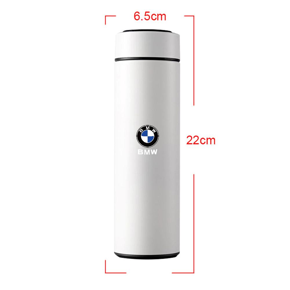 1 Stück BMW Performance M Thermosflasche Smart Cup mit Temperaturanzeige, 304 Edelstahl, vakuumisoliert, intelligenter Becher