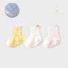 3pairs/lot 6 Colored Of Net Eye Non-slip Baby Girl Sock Hollow-out Breathable Thin Infant Girl Cotton Socks Children's Socks Kit