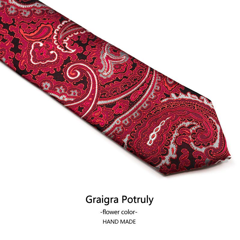 8CM Personalized Printed Hand-Tied Tie