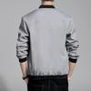 Frühling und Herbst Einfarbig Trendmarke Baseballuniform Herren Werkzeugjacke Herren Studenten Freizeitjacke Herrenjacke Baseballuniform