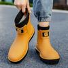 Kurze Gummistiefel PVC Wasserdicht Wasserschuhe Outdoor Abriebfeste Regenstiefel