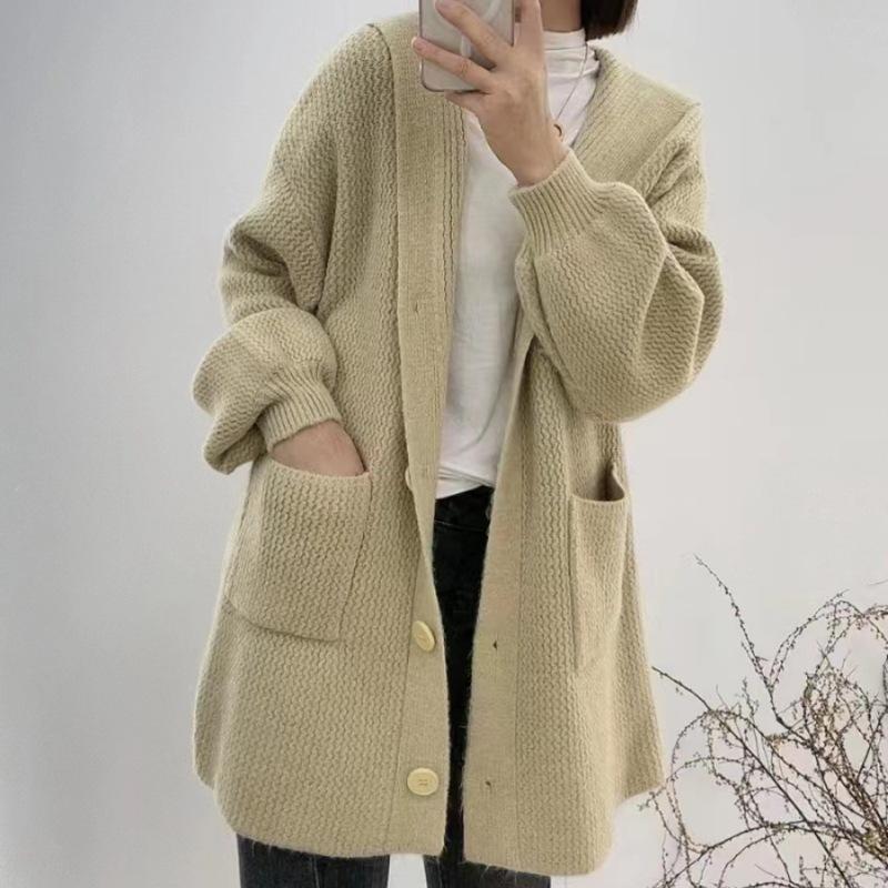 

YYFS Женская мода Повседневный Осень Зима Однотонный Принт Длинный Рукав Свитера One size