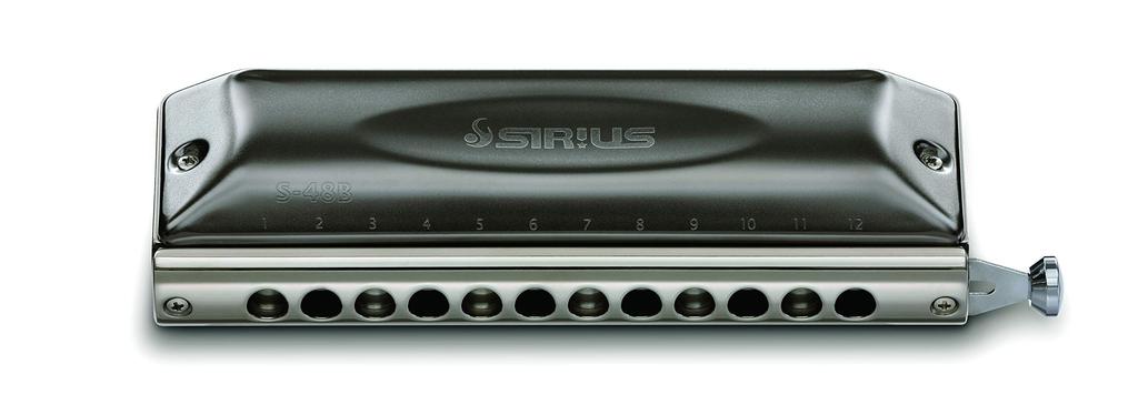 SUZUKI Bass Chromatic Harmonica Sirius Series S-48B