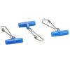 25pcs Plastic Head Heavy Duty Fishing Line Sinker Hooked Snaps Fishing Scale Plastic Head  Fishing