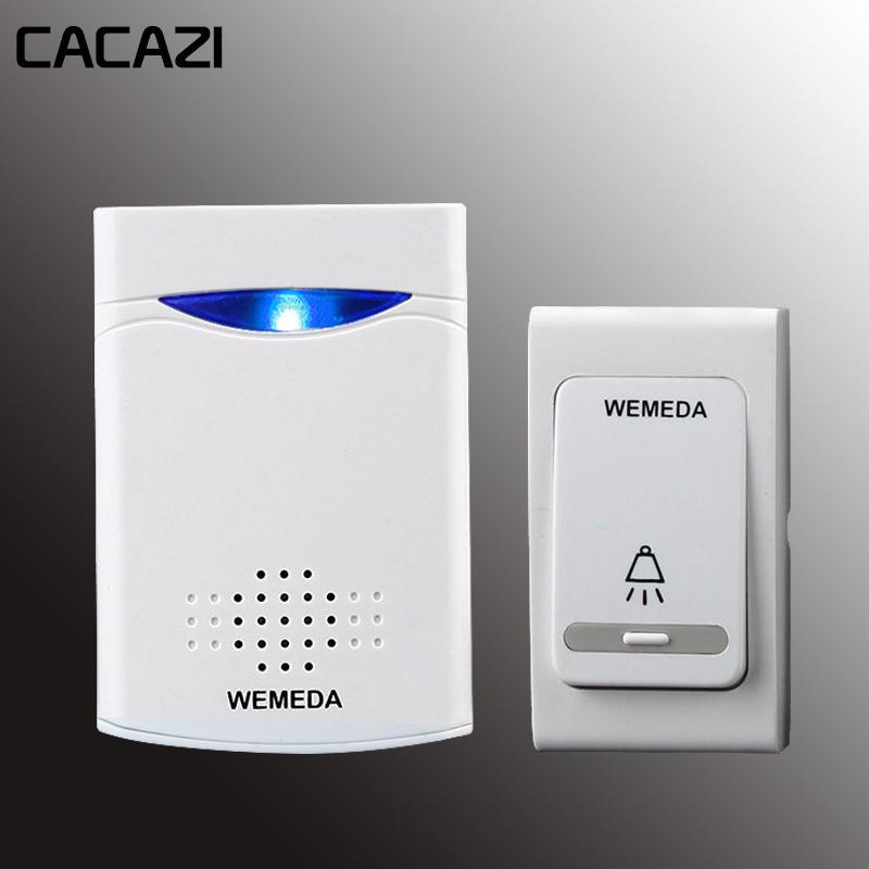 Battery-Powered Wireless Waterproof Home Doorbell No
