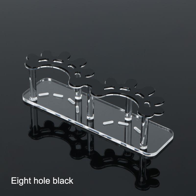 Acrylic Eyelash Tweezers Storage Rack Tweezer Organizer Holder Stand Eyelash Extension Tools Makeup Beauty Shelf 8 Holes