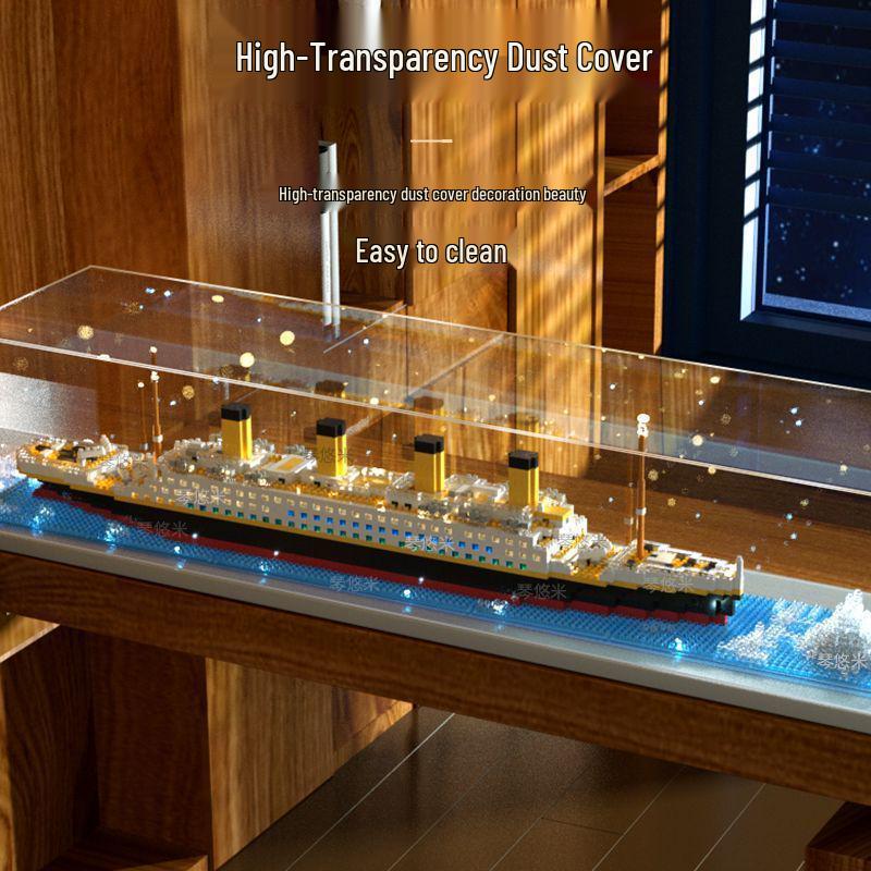 New York and Paris Landmark Building Blocks: Eiffel Tower & Titanic