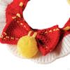 Cozy Knit Cat Collar for Year Celebrations