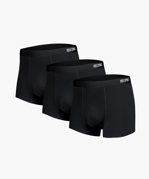 

[Hdex] Бесшовные спортивные трусы, 3 шт. [Отправка из Кореи] 100% оригинал Black M