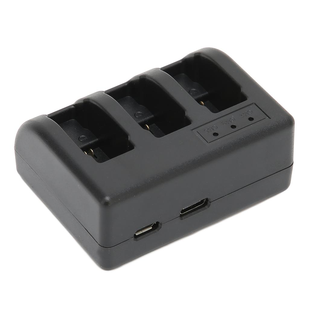 Camera Battery Charger Triple Slot Battery Charging Station for AHDBT‑501 601 701 Camera Battery