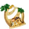 Christmas Nativity Figurines Nativity Scene Statue with Stable Holy Family A0KF