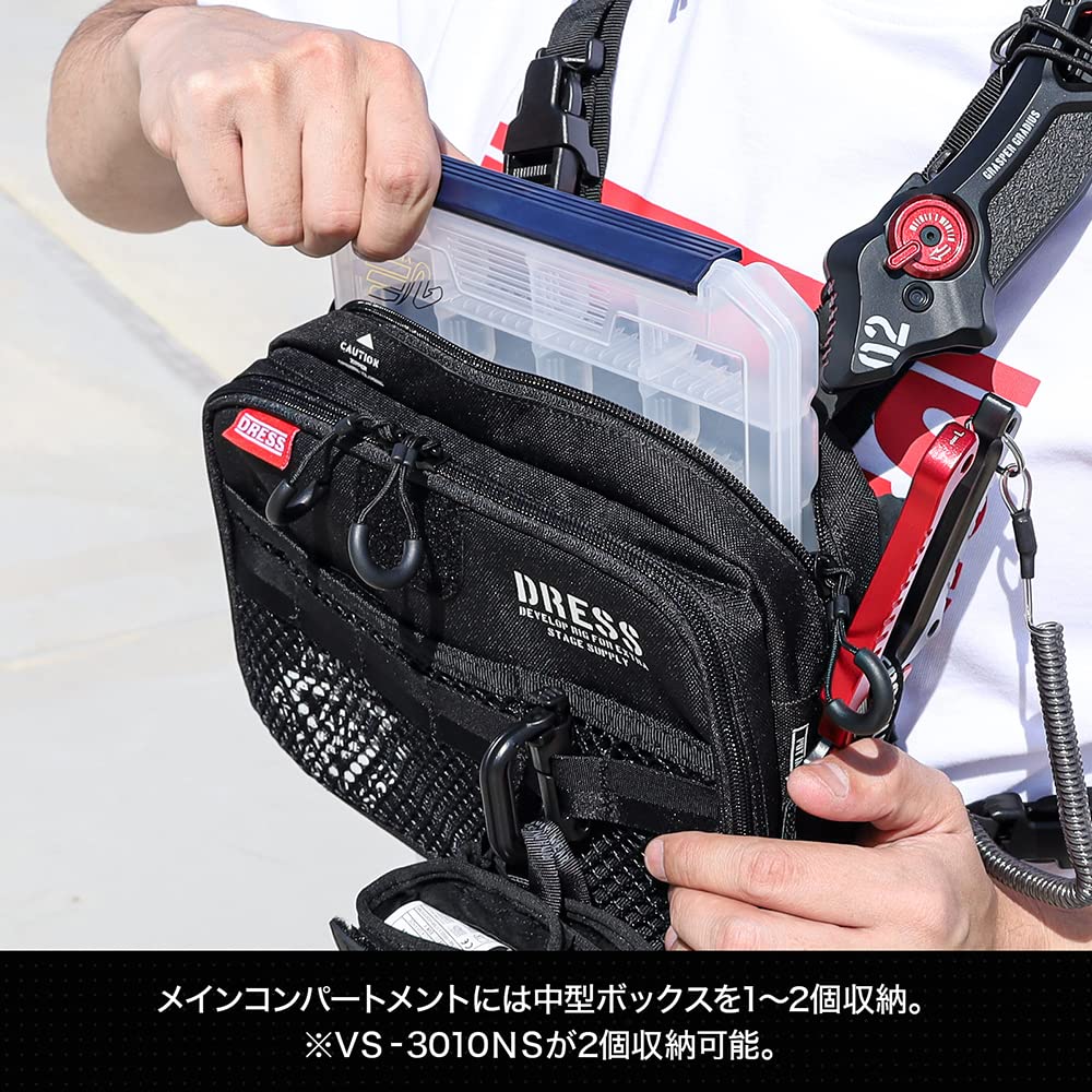 Tactical Chest Fishing Light Game Rod Pliers Large Capacity [DRESS] Bag, Bag, Backpack, Fishing, Ajing, Eging, Holder, Holder,