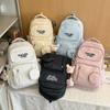 Schoolbag new high-value polka dot backpack large-capacity Korean primary school student schoolbag female foreign school backpack