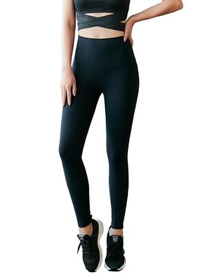 Ashley Yoga Crop Düz Aktif Giyim Kadın Tayt, Nem Emici, Hızlı Kuruyan, Esnek, Uzunluk, Renk, (03#) P75HE,M