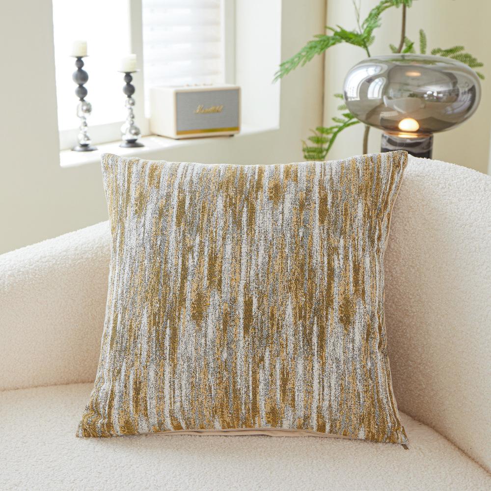 Polyester-cotton Yarn-dyed Jacquard Car Pillow, Business Gift Pillow, Bedside Pillow