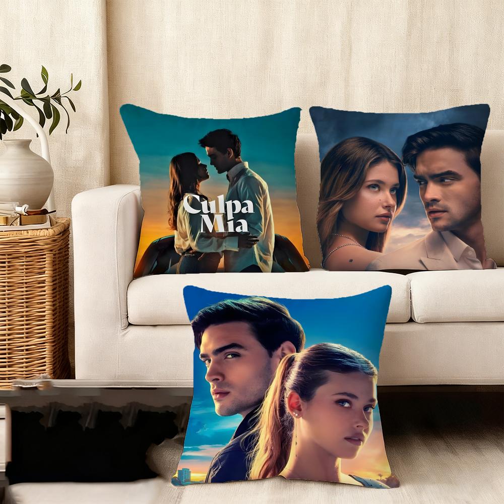 My Fault Culpa Mia Movie Cushion Cover Plush Fabric Soft DoubleSided Printed Sofa Warm Winter Home Child Gift Pillow Case